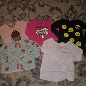 Girls Shirt Lot Size 10